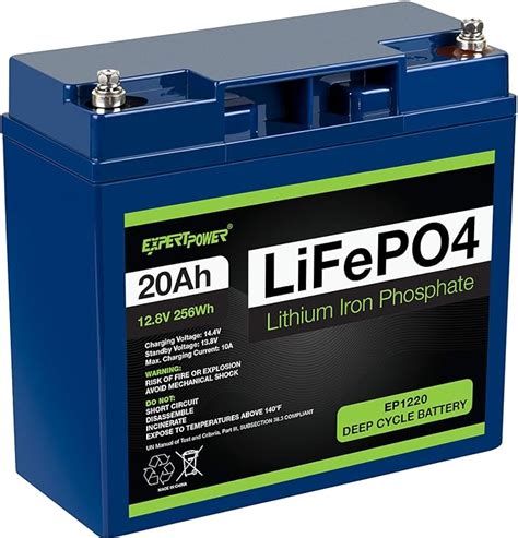 Amazon.com: ExpertPower 12V 20Ah Lithium LiFePO4 Deep .